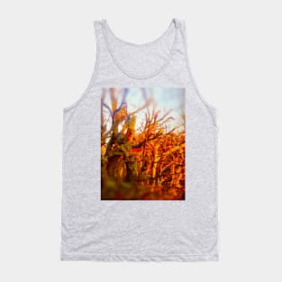 Cozy Autumn Nature Forest Landscape Tank Top